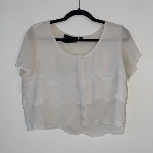 Aritzia white blouse